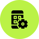 Illustration du service développement d'applications spécifiques de Offbeat - Agence digitale créative au Sénégal