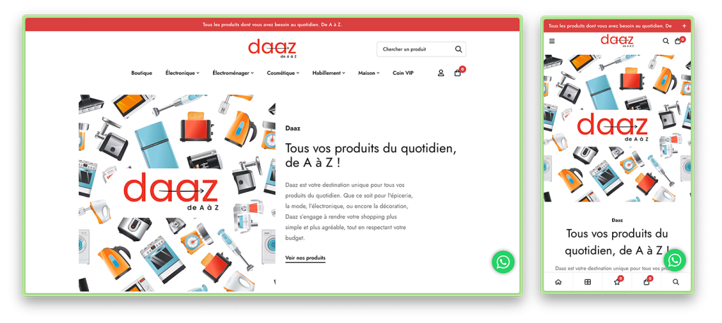Site web de Daaz
