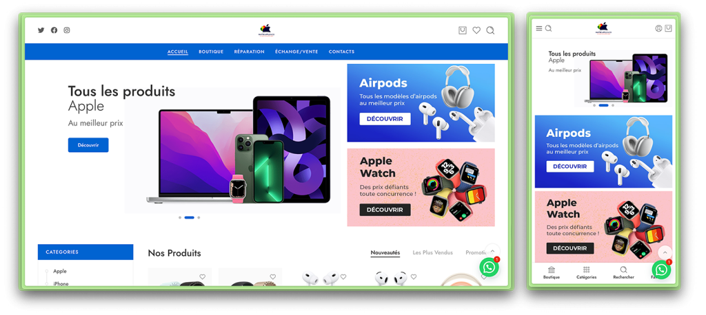 Site web de Maitre Apple