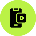 Illustration du service vidéos réseaux sociaux de Offbeat - Agence digitale créative au Sénégal